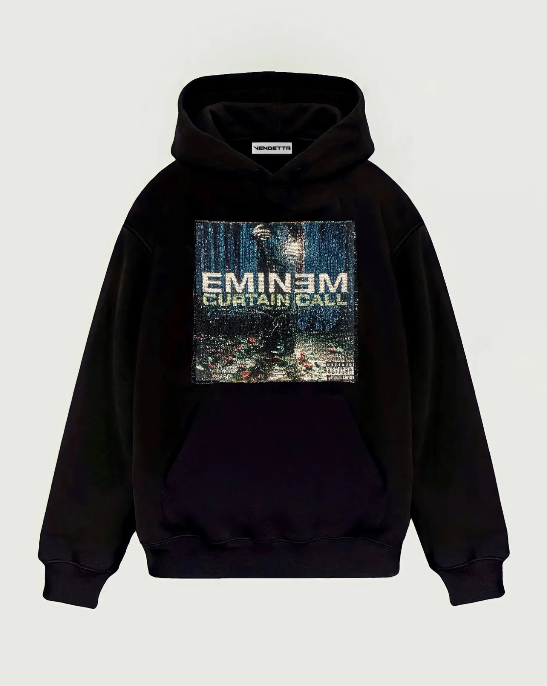 VA-SS22-397 EMINEM CURTAIN CALL TAPESTRY HOODIE