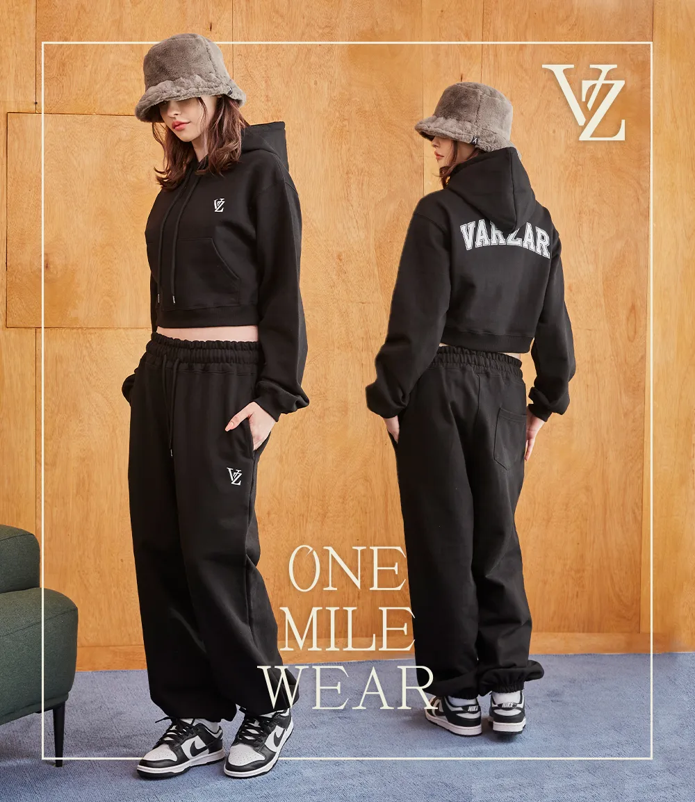 VARZAR  |Street Style Long Sleeves Logo Hoodies & Sweatshirts