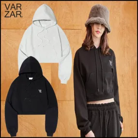 VARZAR  |Street Style Long Sleeves Logo Hoodies & Sweatshirts