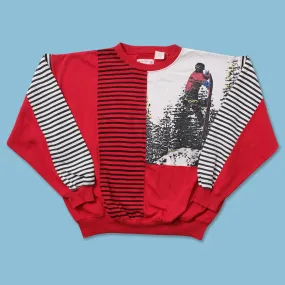 Vintage Snowboarding Sweater Large