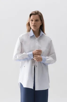 Wear Cisco The Men's Shirt in White with Sussex Stripe